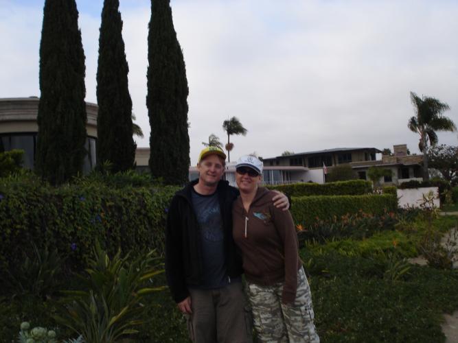 Greg and Cheryl, beach path Point Loma