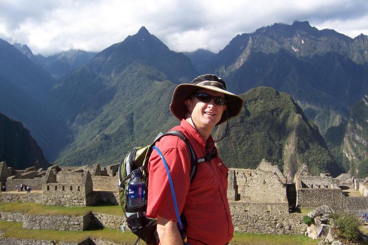 Greg at Machu Picchu